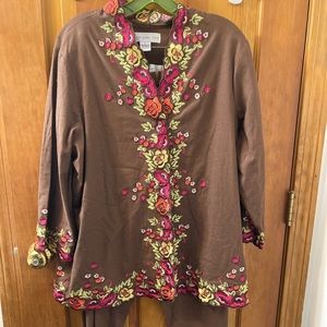 Susan graver large pant and top set